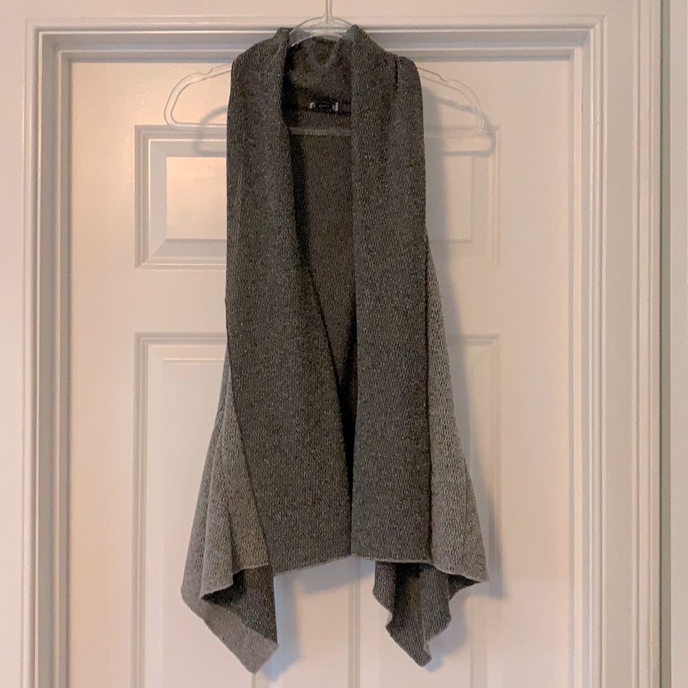 Long flowy vest